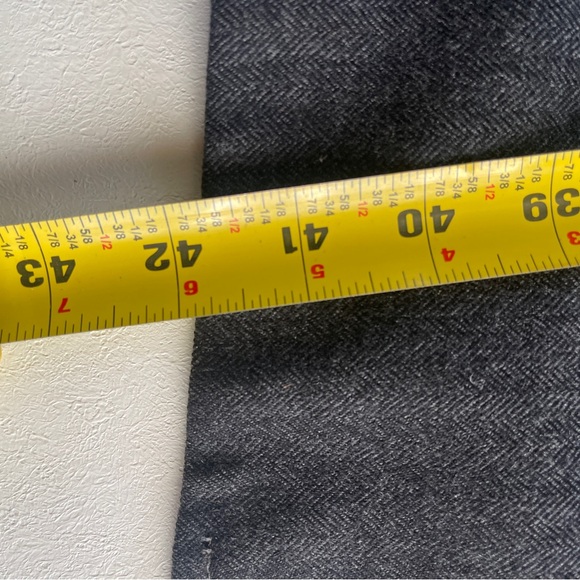 Fashion Park Hand Tailored Luxury Black Overcoat size L - Picture 9 of 11